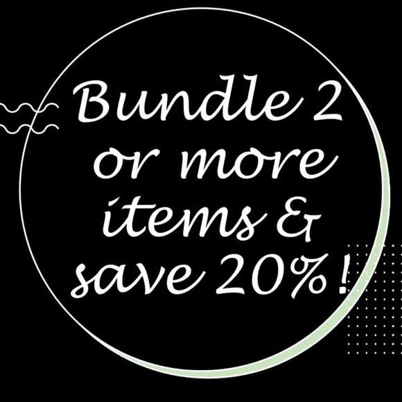 Bundle 2 or More Items & Save 20% - Picture 1 of 1